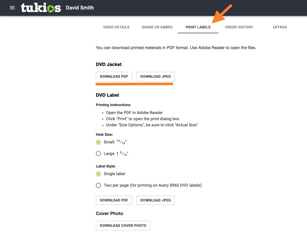 How do I print DVD jackets?